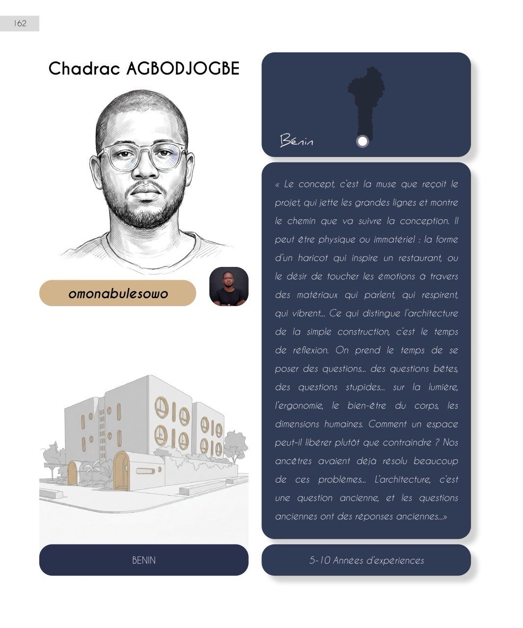 CONCEPT — Concept Creation in Architecture book, featuring Chadrac Agbodjogbe